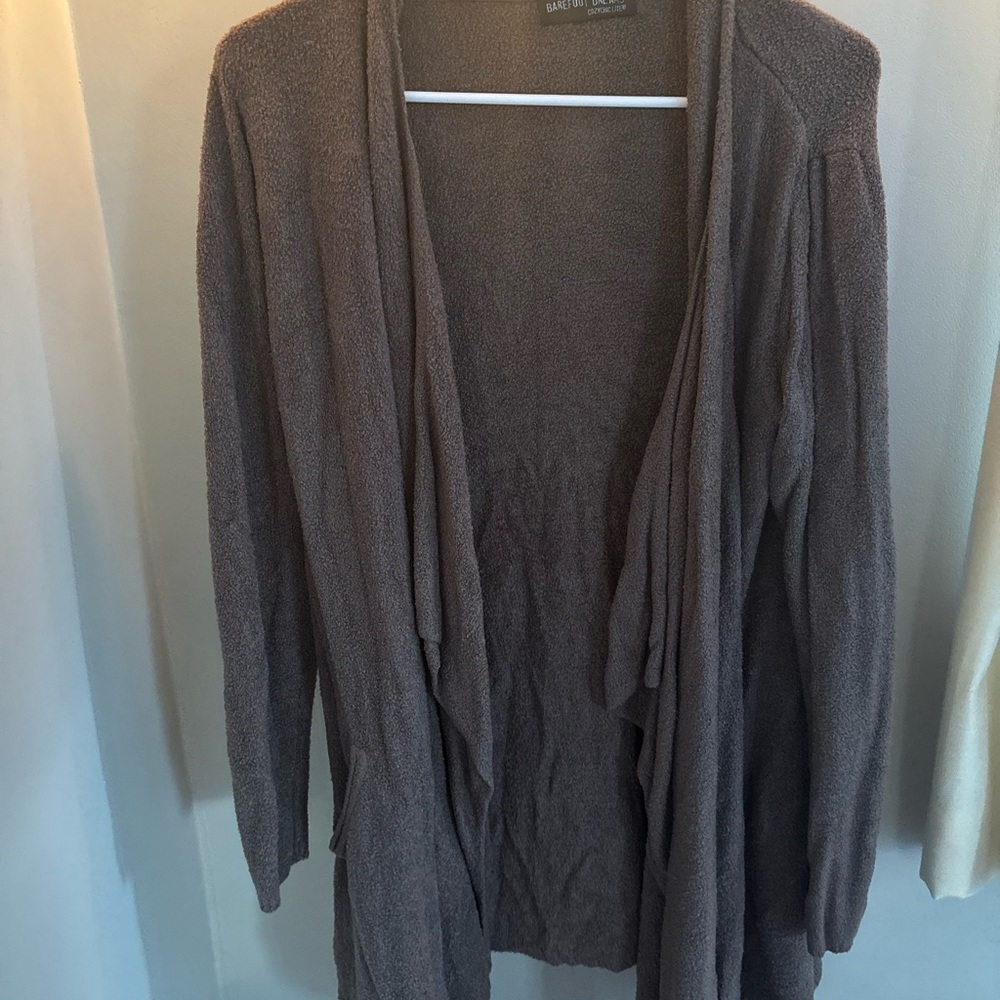 Barefoot Dreams Cozy Brown Cardigan